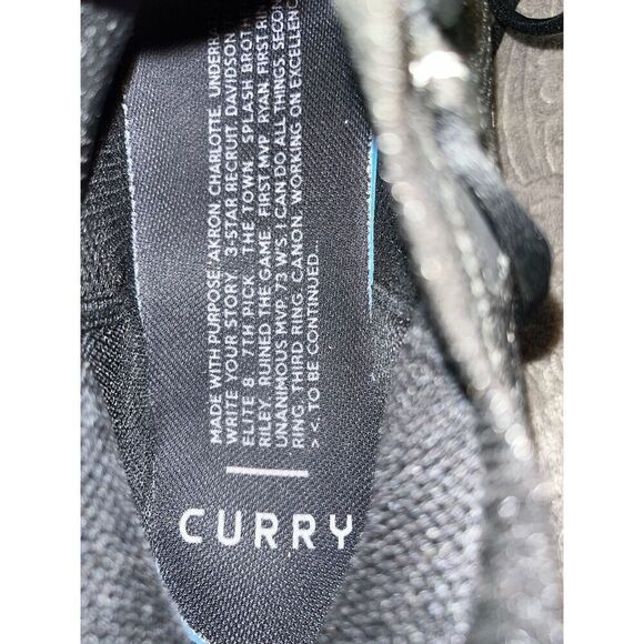 Under Armour Curry 8 Flow Black White  3024785 010 Shoe Mens 10- Womens 12 - Picture 6 of 10